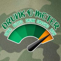 Drunk O Meter Sober Buzzed Smashed Irish Legacy Tie Dye Trucker Hat