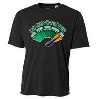 Drunk O Meter Sober Buzzed Smashed Irish Cooling Performance Crew T-Shirt