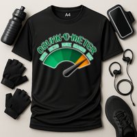 Drunk O Meter Sober Buzzed Smashed Irish Performance Shirt