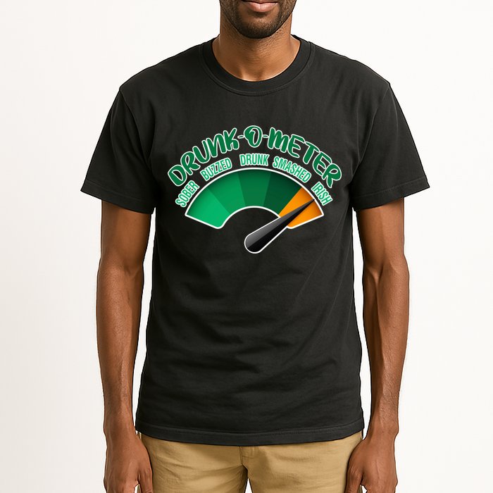 Drunk O Meter Sober Buzzed Smashed Irish Tall T-Shirt
