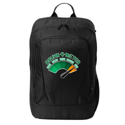 Drunk O Meter Sober Buzzed Smashed Irish City Backpack