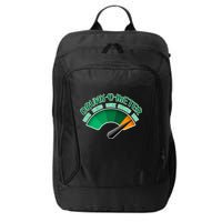Drunk O Meter Sober Buzzed Smashed Irish City Backpack