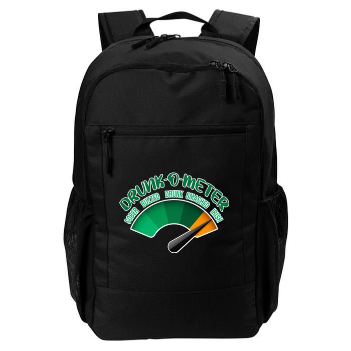 Drunk O Meter Sober Buzzed Smashed Irish Backpack