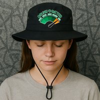 Drunk O Meter Sober Buzzed Smashed Irish Legacy Cool Fit Booney Bucket Hat