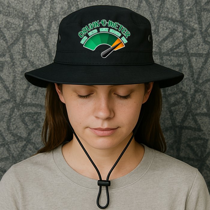 Drunk O Meter Sober Buzzed Smashed Irish Legacy Cool Fit Booney Bucket Hat
