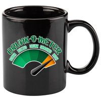 Drunk O Meter Sober Buzzed Smashed Irish 11oz C Handle Ceramic Mug