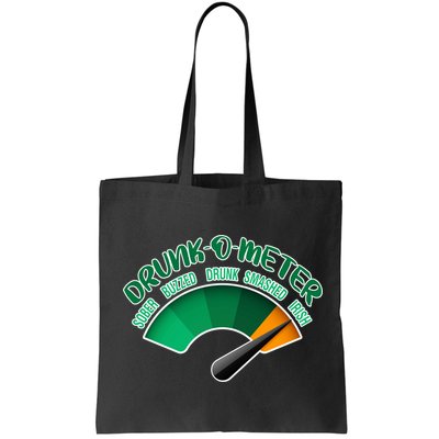 Drunk O Meter Sober Buzzed Smashed Irish Bag