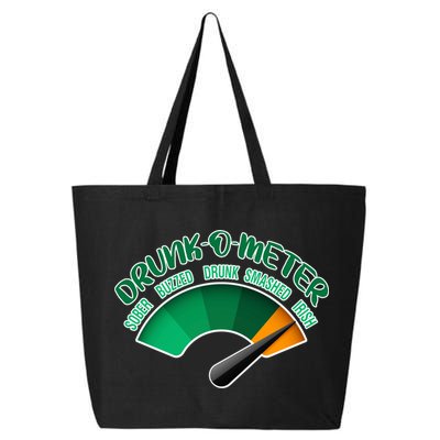 Drunk O Meter Sober Buzzed Smashed Irish 25L Jumbo Tote