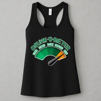 Drunk O Meter Sober Buzzed Smashed Irish Womens Tank Top