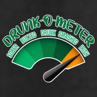 Drunk O Meter Sober Buzzed Smashed Irish Trucker Hat