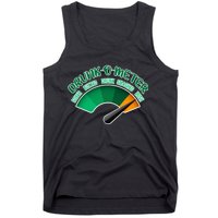 Drunk O Meter Sober Buzzed Smashed Irish Tank Top