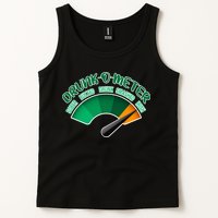 Drunk O Meter Sober Buzzed Smashed Irish Tank Top