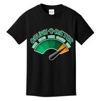 Drunk O Meter Sober Buzzed Smashed Irish Kids T-Shirt