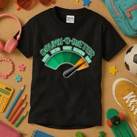 Drunk O Meter Sober Buzzed Smashed Irish Kids T-Shirt