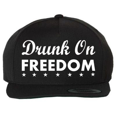 Drunk On Freedom Wool Snapback Cap