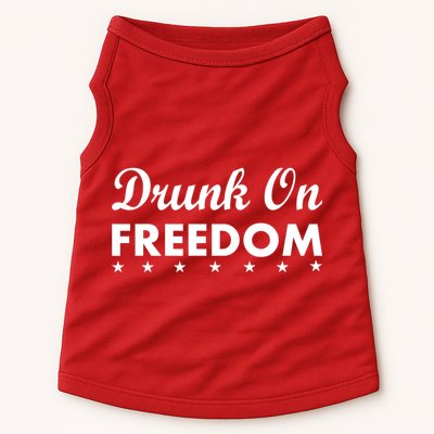 Drunk On Freedom Doggie Tank