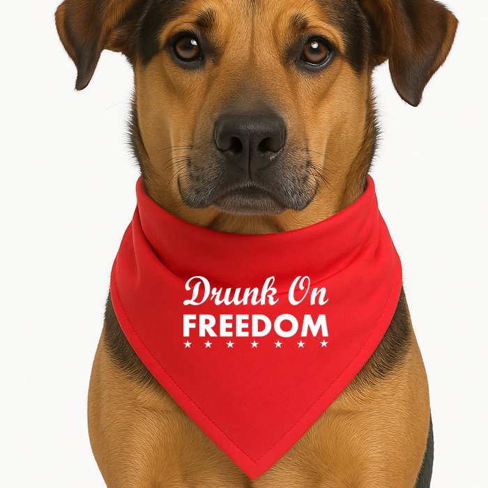 Drunk On Freedom USA-Made Doggie Bandana