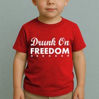 Drunk On Freedom Toddler T-Shirt