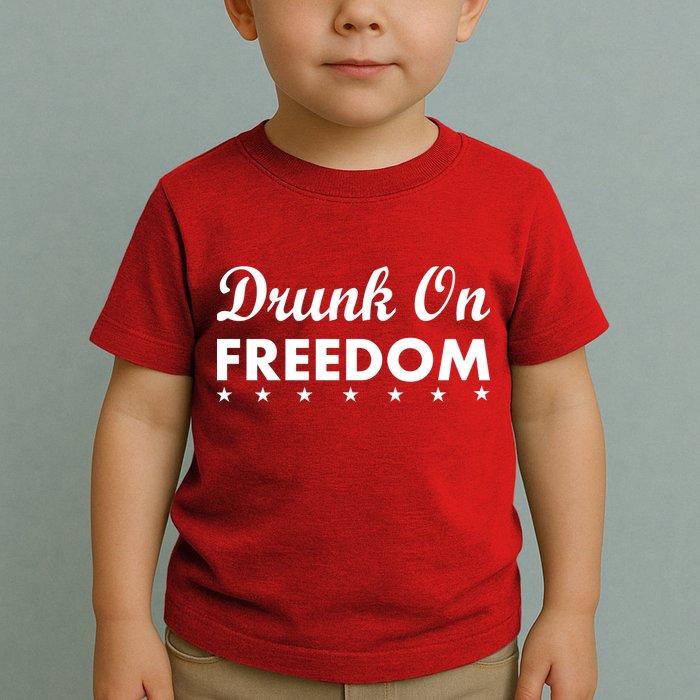 Drunk On Freedom Toddler T-Shirt