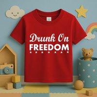 Drunk On Freedom Toddler T-Shirt