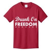 Drunk On Freedom Kids T-Shirt