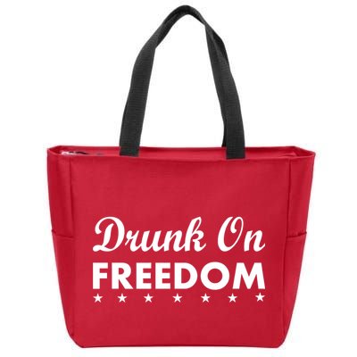 Drunk On Freedom Zip Tote Bag