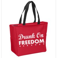 Drunk On Freedom Zip Tote Bag