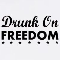 Drunk On Freedom Garment-Dyed Sweatshirt
