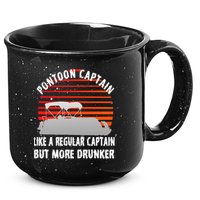 Drunk Pontoon Captain Funny 15oz Campfire Ceramic Mug