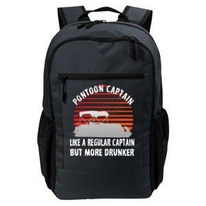 Drunk Pontoon Captain Funny Daily Commute Backpack