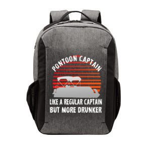 Drunk Pontoon Captain Funny Vector Backpack