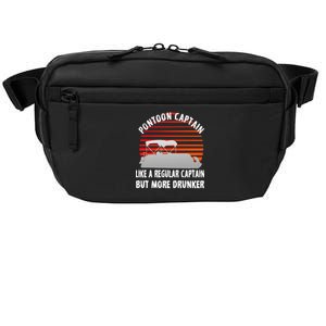 Drunk Pontoon Captain Funny Crossbody Pack