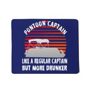 Drunk Pontoon Captain Funny Mousepad