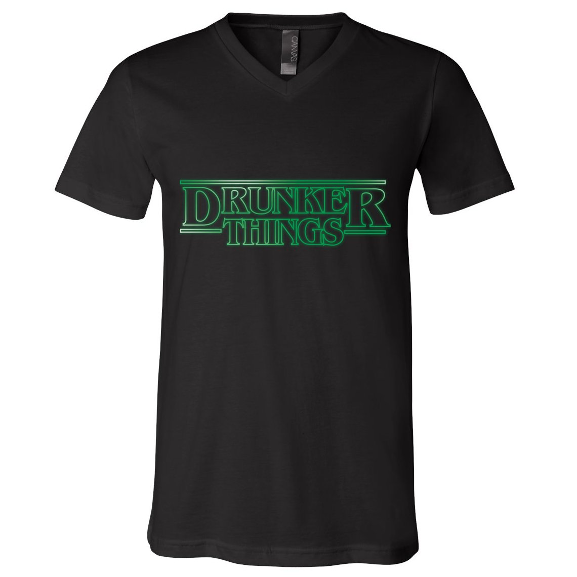 Drunker Things V-Neck T-Shirt