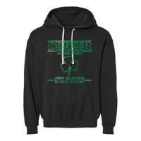 Drunker Things St. Patrick's Day Garment-Dyed Fleece Hoodie