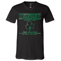 Drunker Things St. Patrick's Day V-Neck T-Shirt