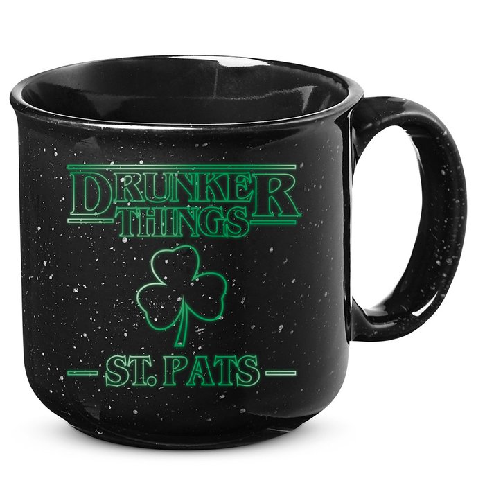 Drunker Things St. Patrick's Day 15oz Campfire Ceramic Mug
