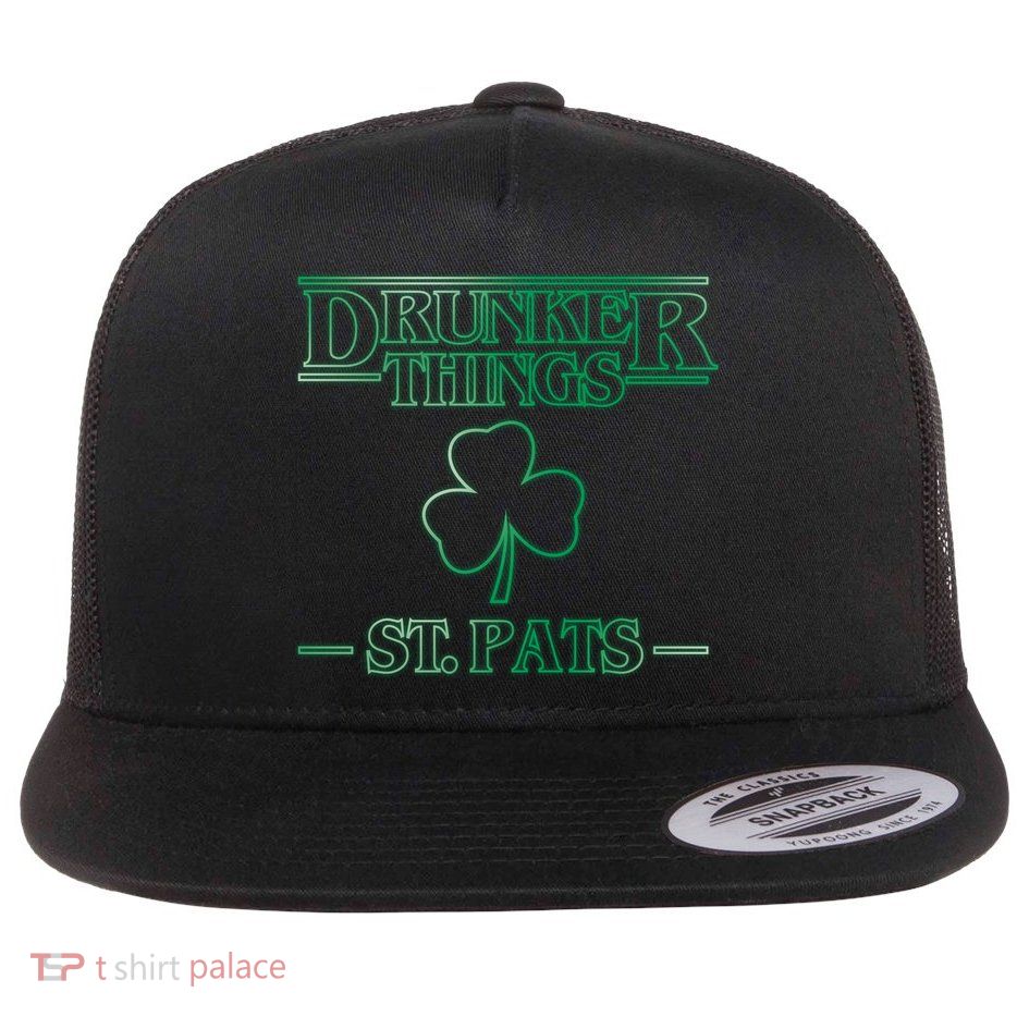 Drunker Things St. Patrick's Day Flatbill Hat