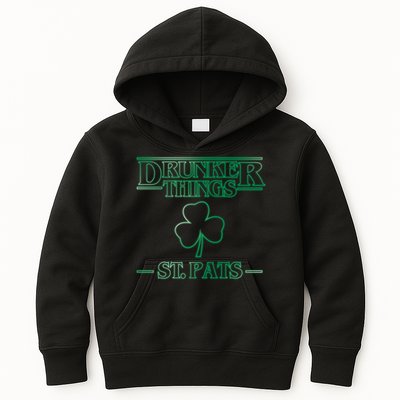 Drunker Things St. Patrick's Day Kids Hoodie