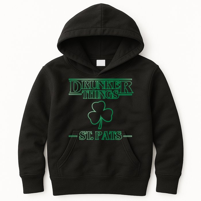 Drunker Things St. Patrick's Day Kids Hoodie
