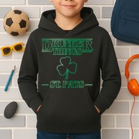 Drunker Things St. Patrick's Day Kids Hoodie