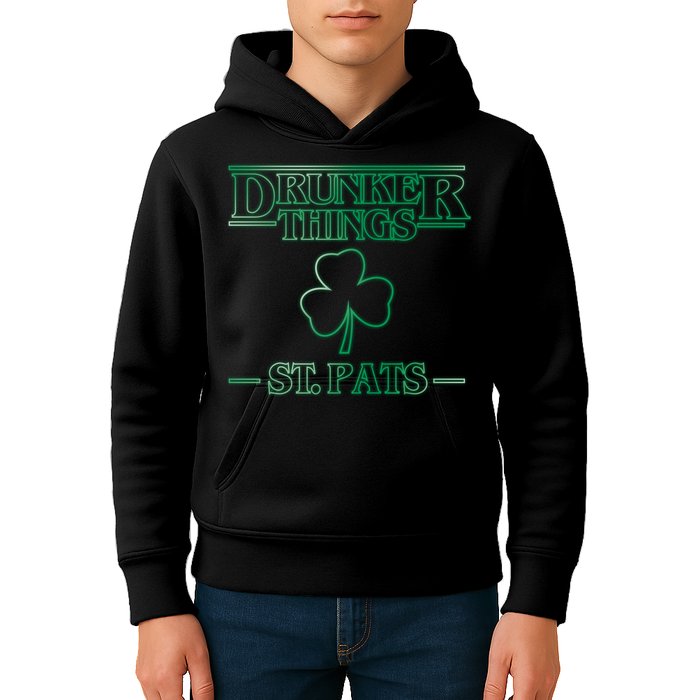 Drunker Things St. Patrick's Day Kids Hoodie