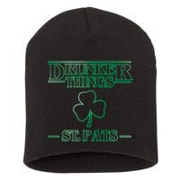 Drunker Things St. Patrick's Day Short Acrylic Beanie