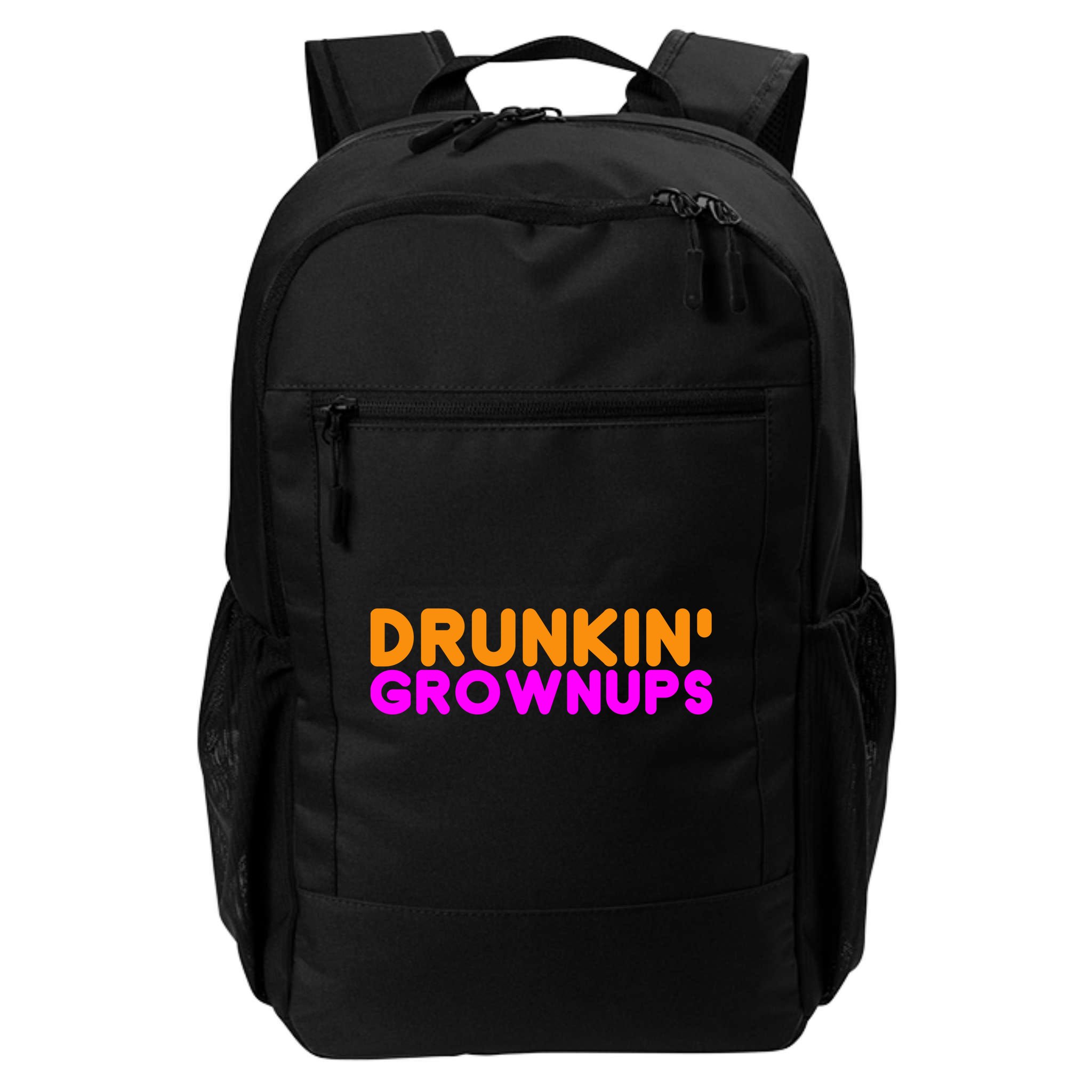 Drunkin Grownups Funny Drinking Backpack