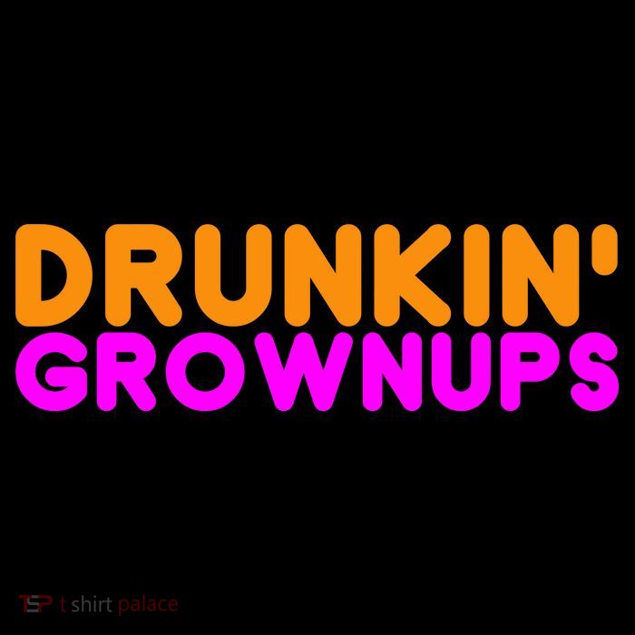 Drunkin Grownups Funny Drinking 16 in Basic Backpack