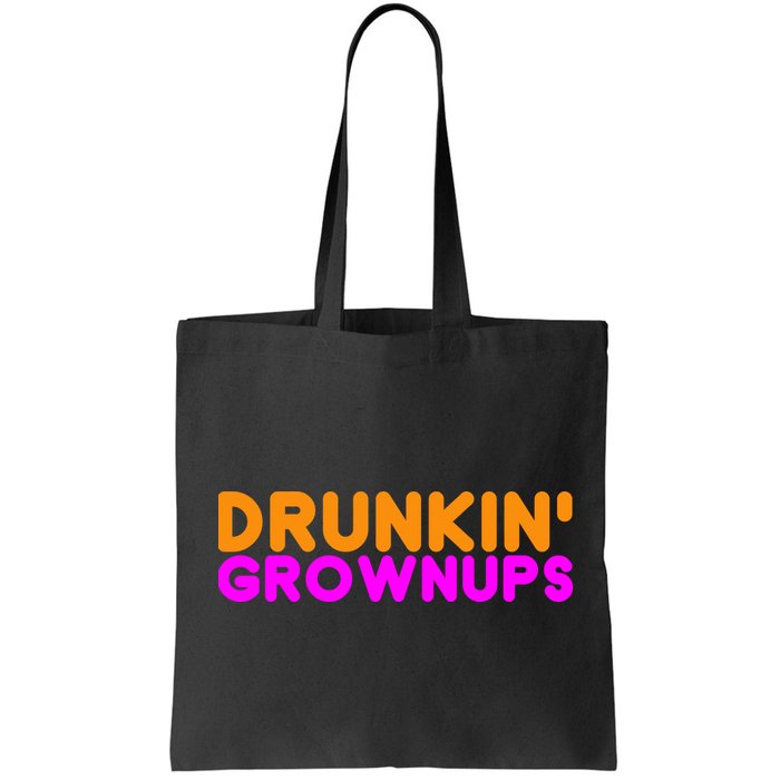 Drunkin Grownups Funny Drinking Bag