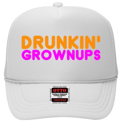 Drunkin Grownups Funny Drinking Trucker Hat