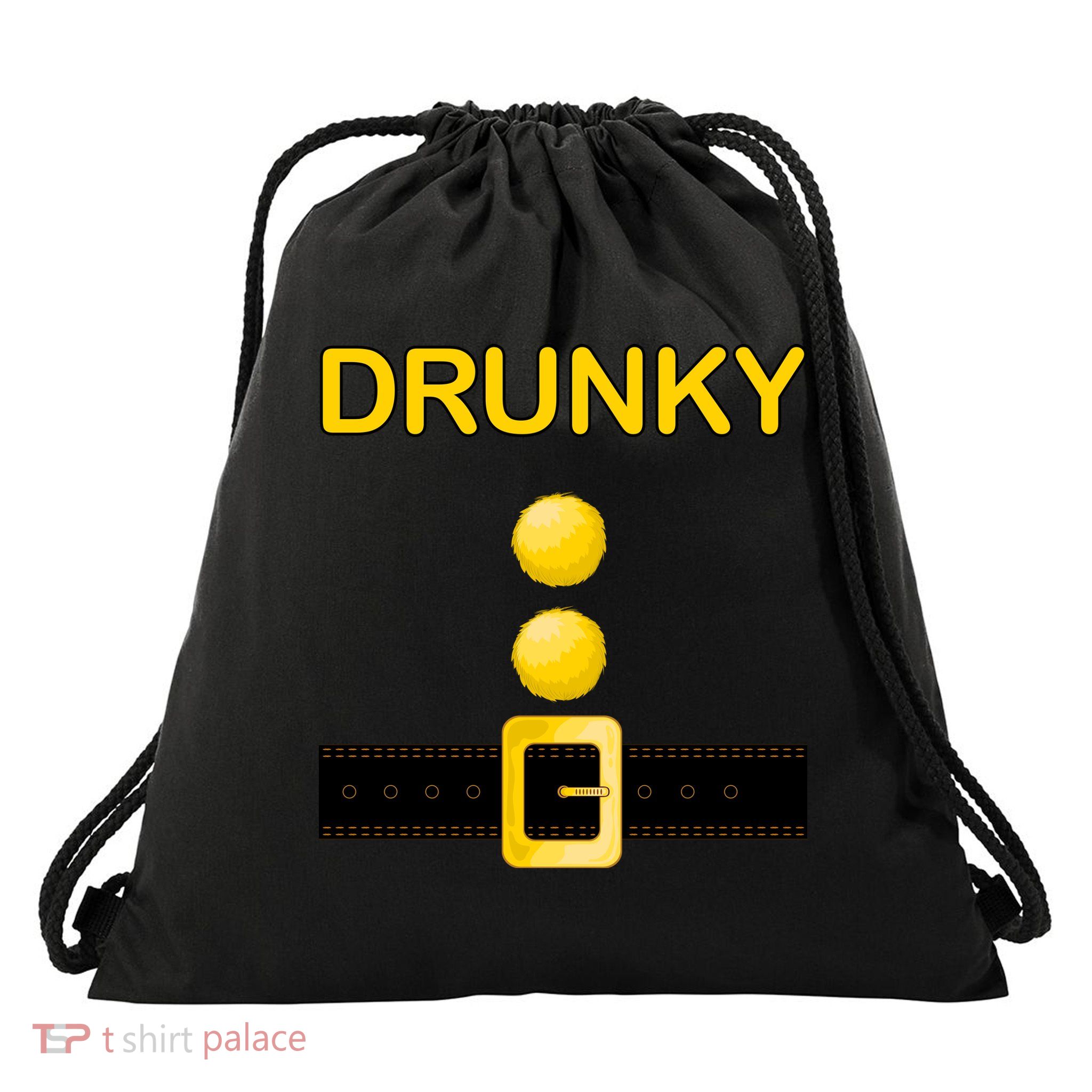 Drunky Dwarf Costume Drawstring Bag