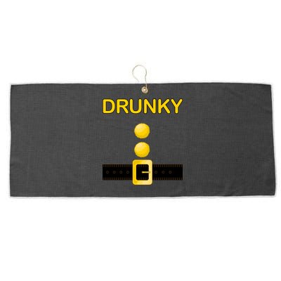 Drunky Dwarf Costume Large Microfiber Waffle Golf Towel