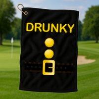 Drunky Dwarf Costume Golf Towel